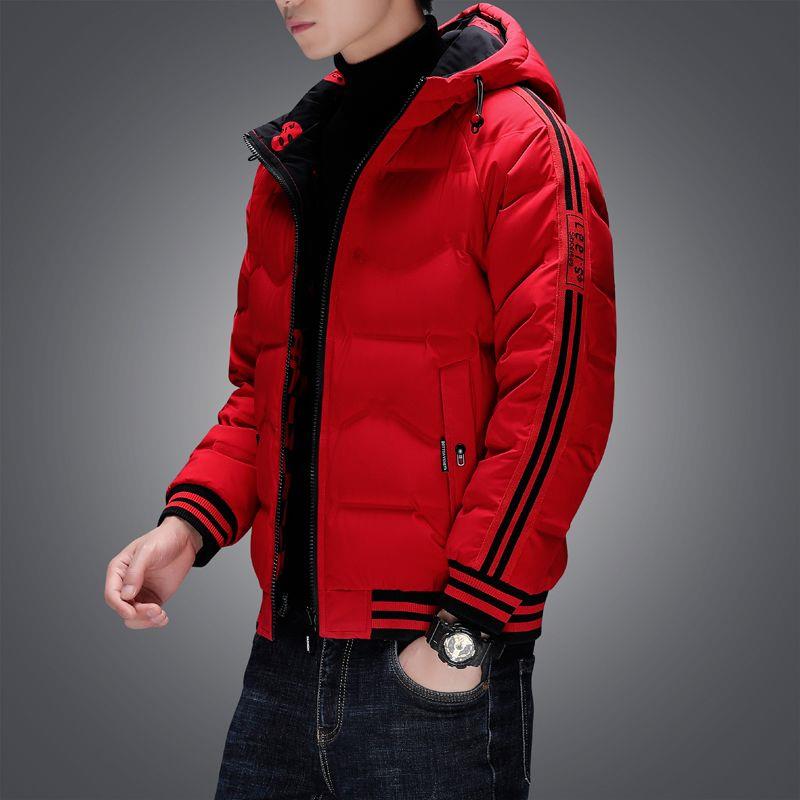 波司登羽绒服男士短款双面穿白鸭绒加厚保暖休闲潮牌中青年冬季连