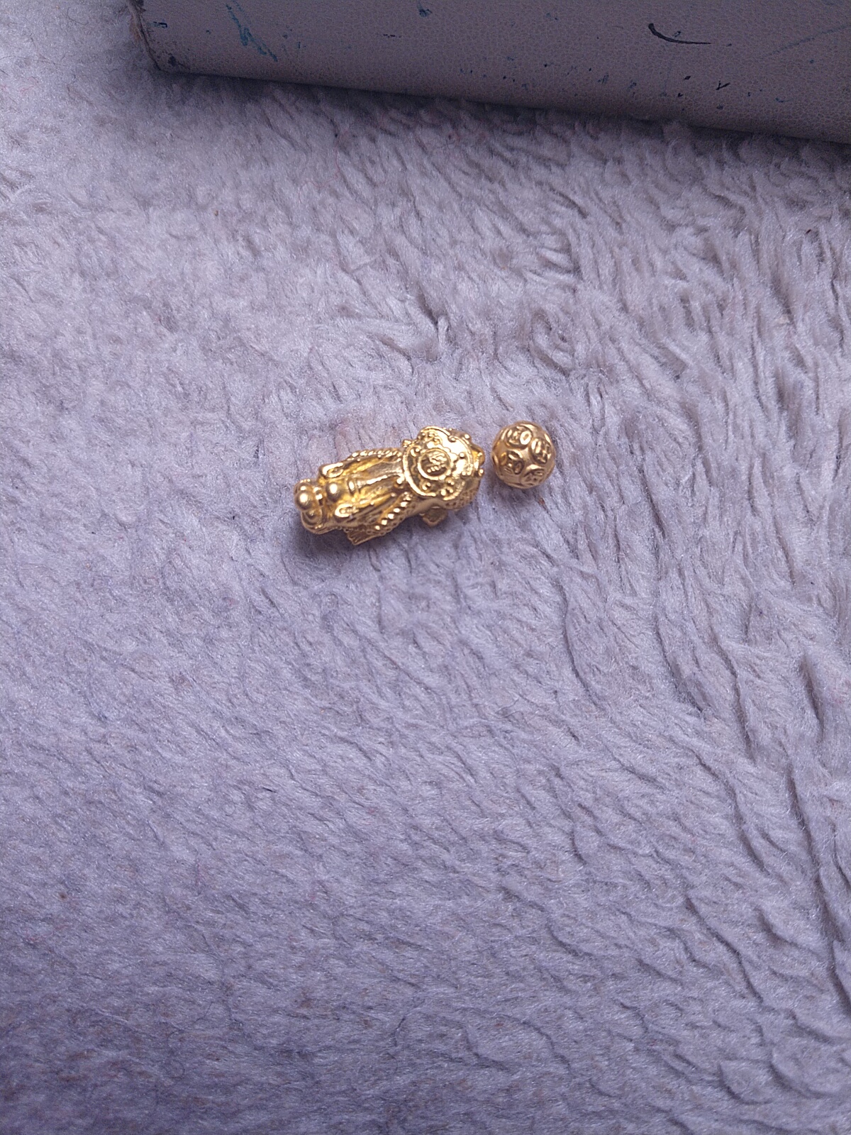 金元宝足金999貔貅珠子首饰貔貅