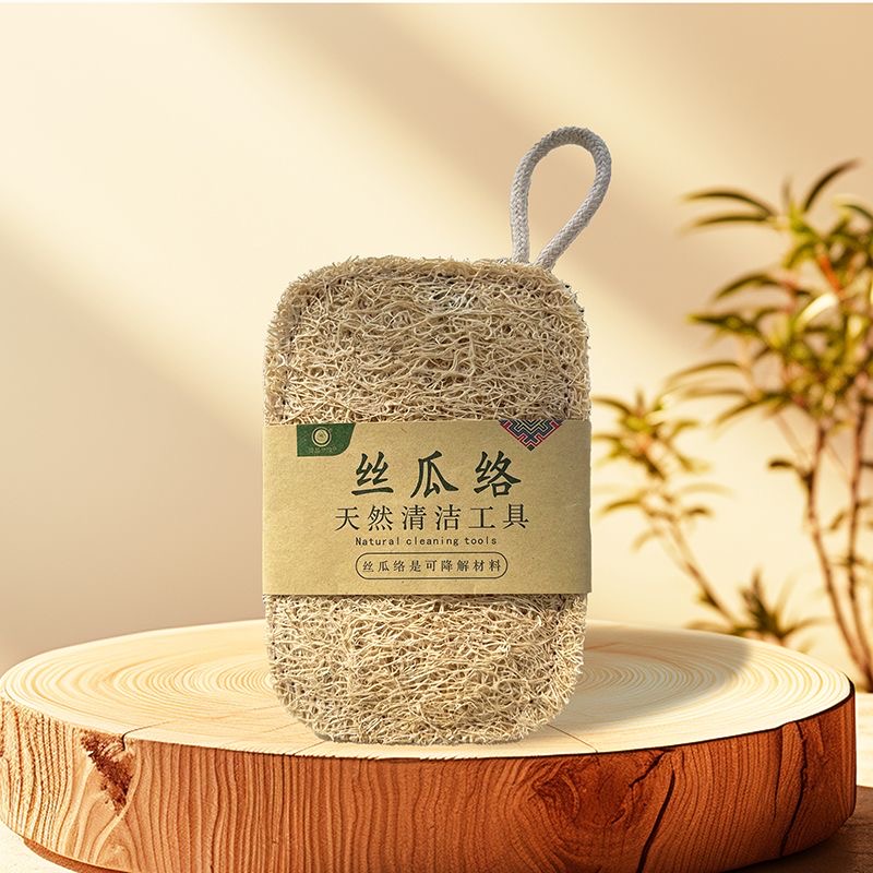 天然加厚家务厨房耐用不沾油海绵清洁刷神器丝瓜络洗碗刷锅丝瓜瓤