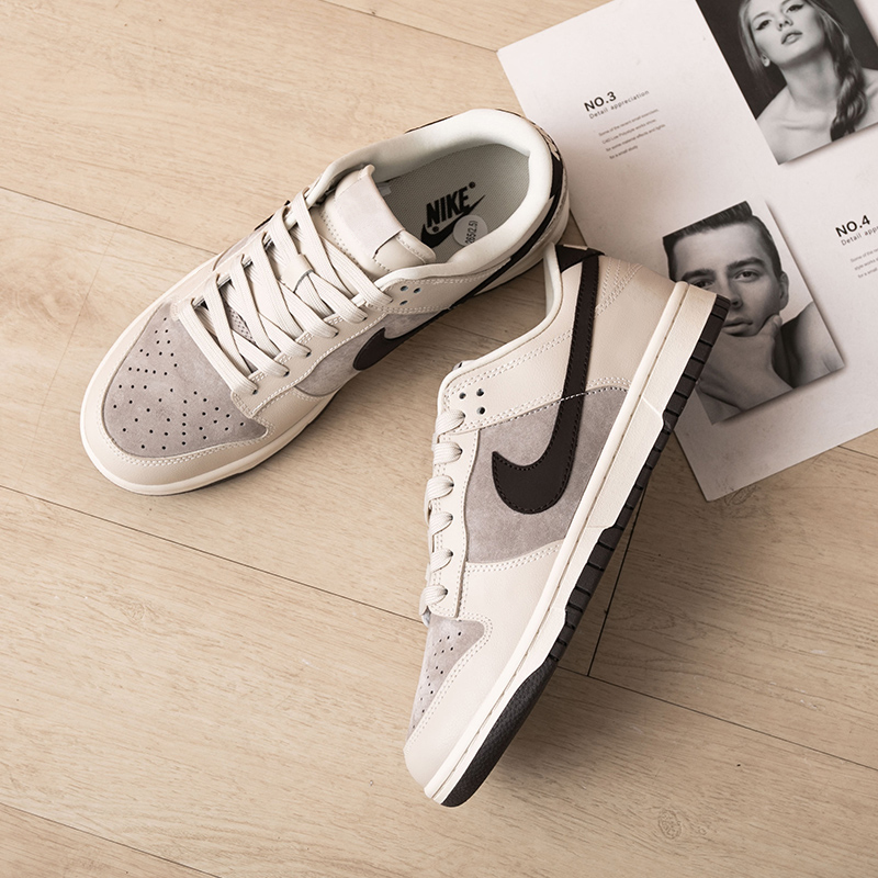 【定制球鞋】Nike耐克dunk Low灰色空间走秀款潮鞋百搭情侣板鞋