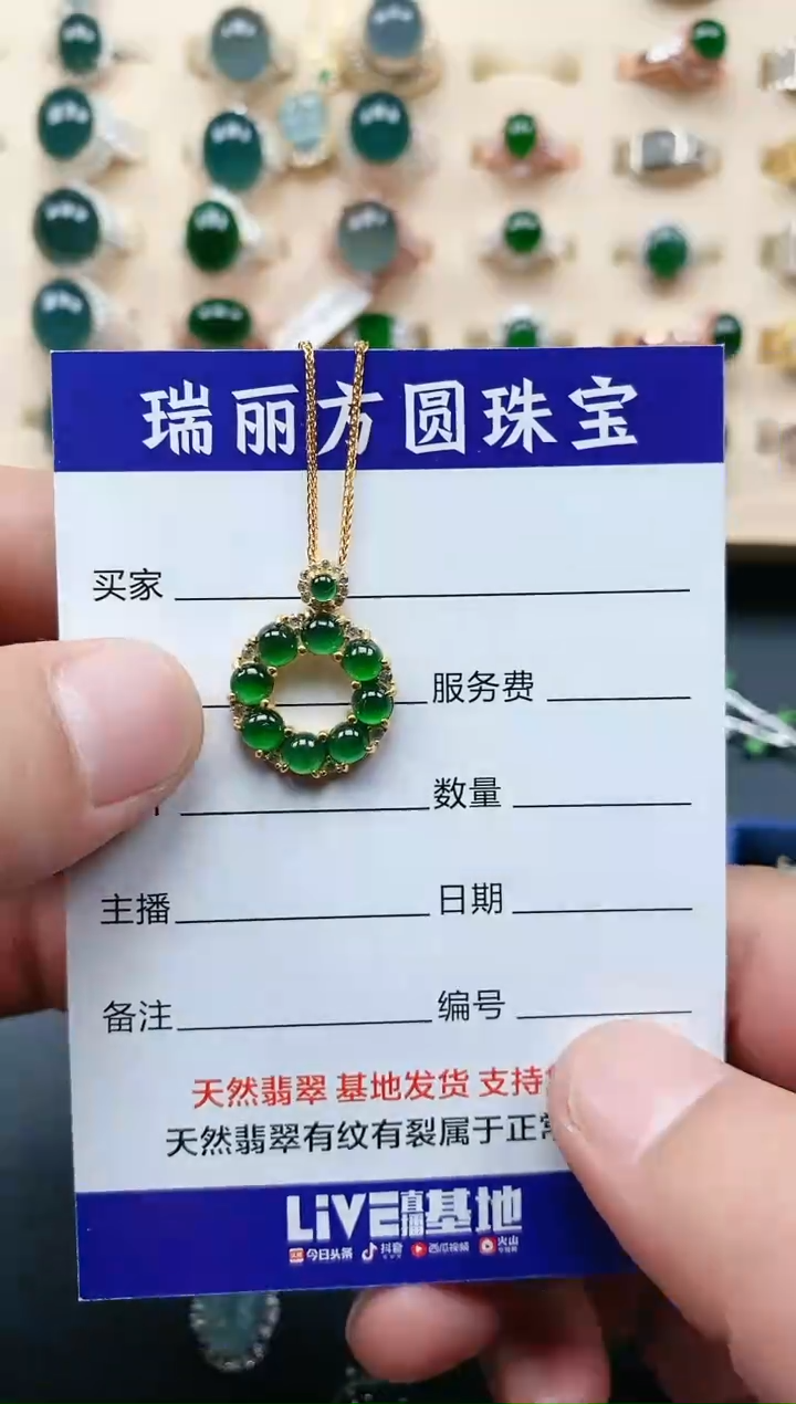 【闪购商品】翡翠颈饰未镶嵌1