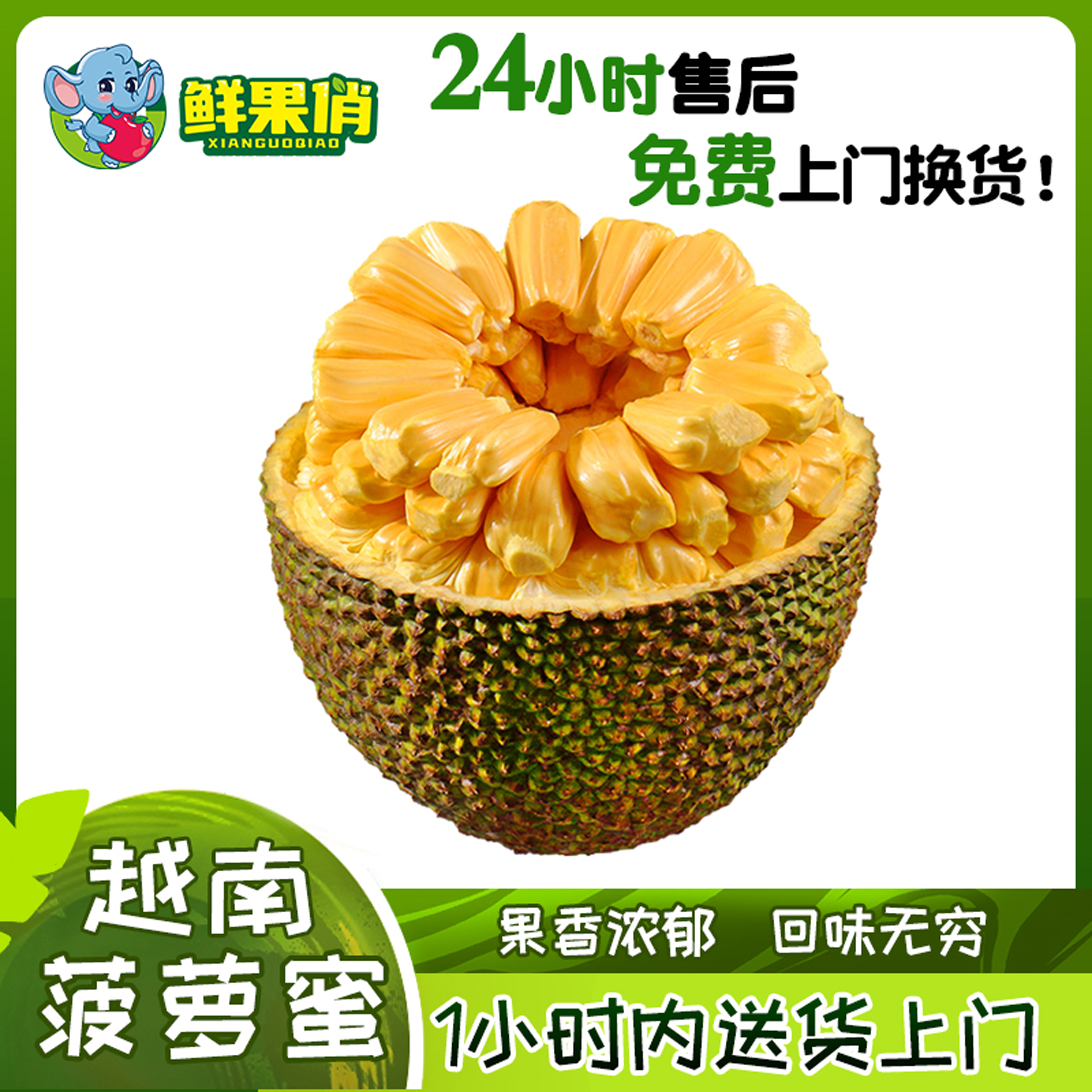 越南黄肉菠萝蜜鲜果俏小时达