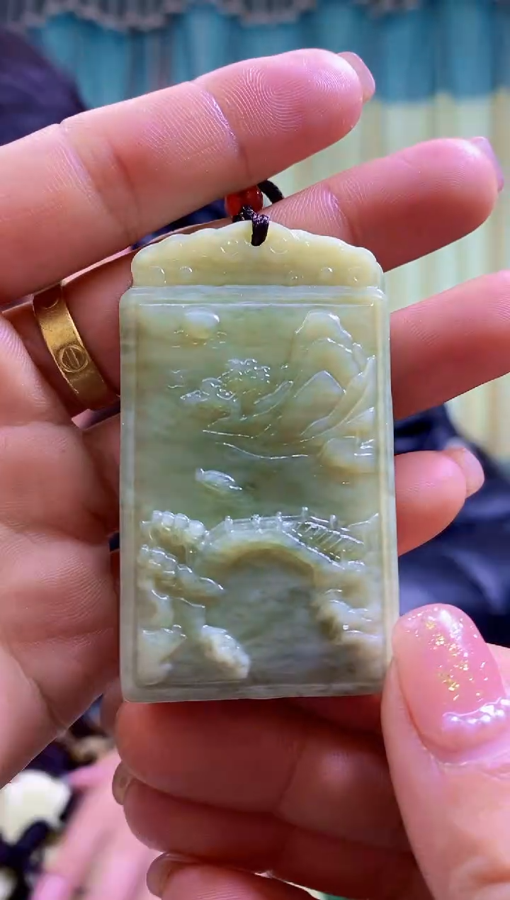 【闪购商品】岫玉吊坠未镶嵌1