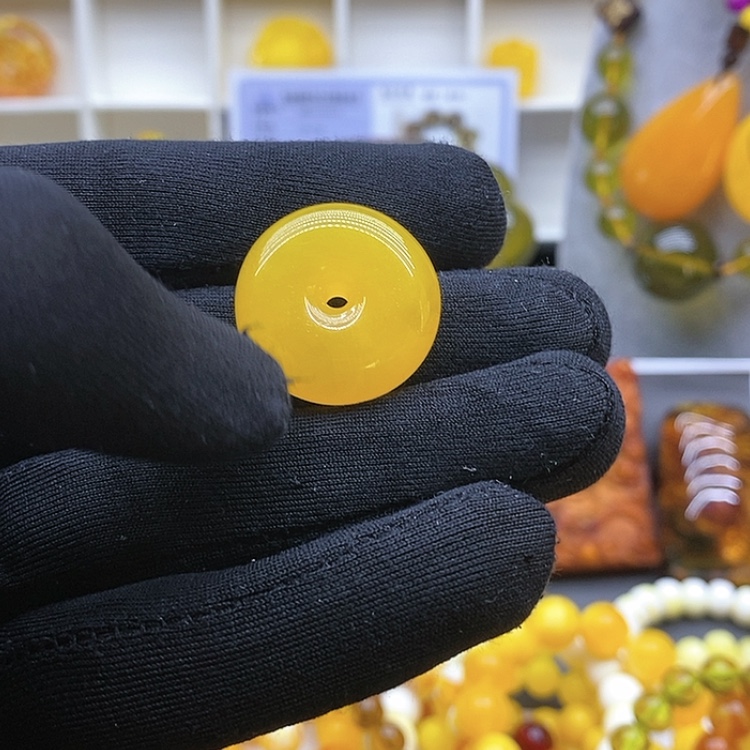 【闪购商品】琥珀耳饰未镶嵌