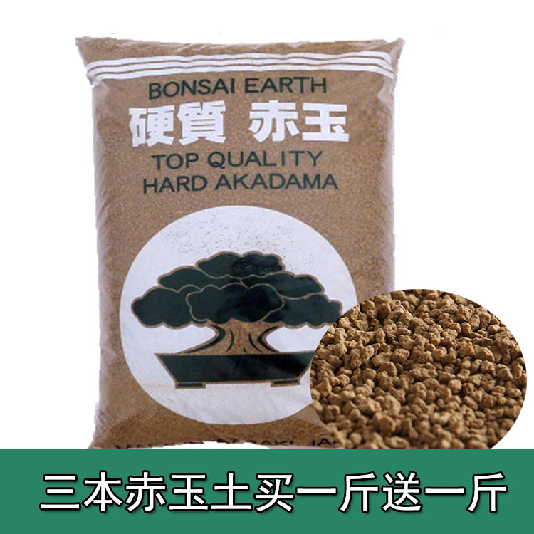 日本进口硬质赤玉土三本线整袋大包装多肉铺面盆景植物营养土颗粒