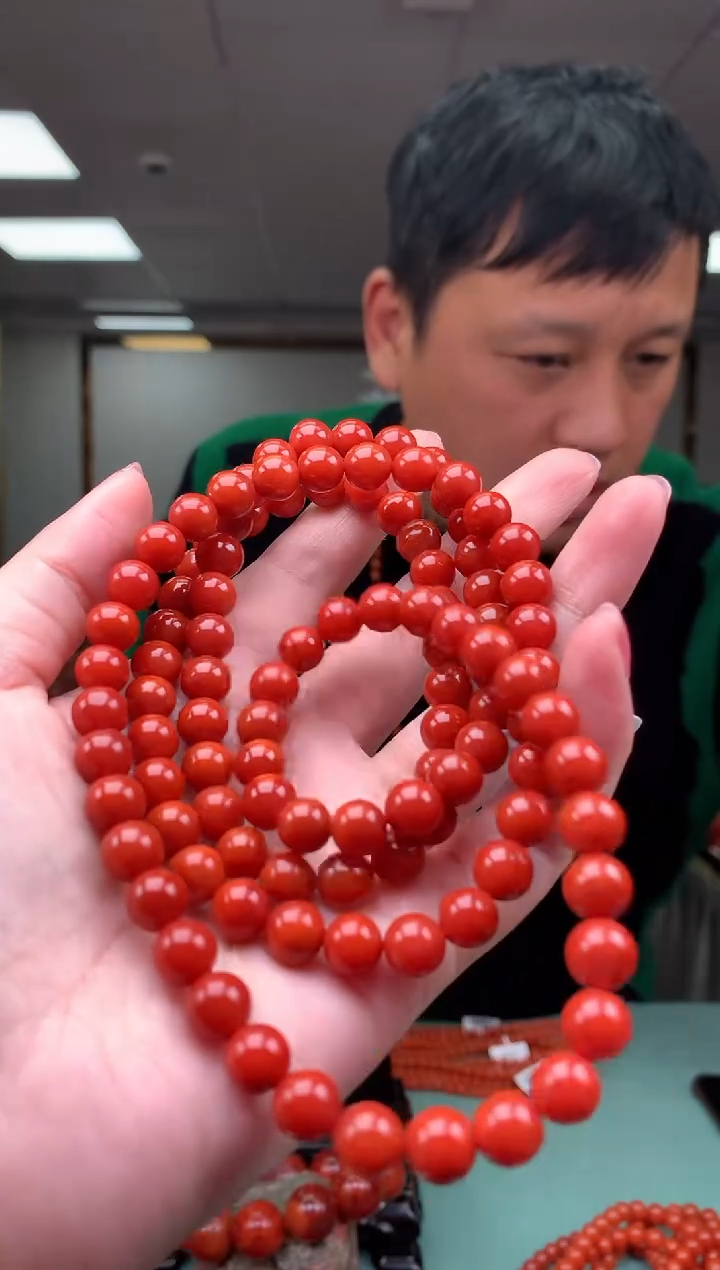 【闪购商品】南红玛瑙手链未镶嵌冷水河8+