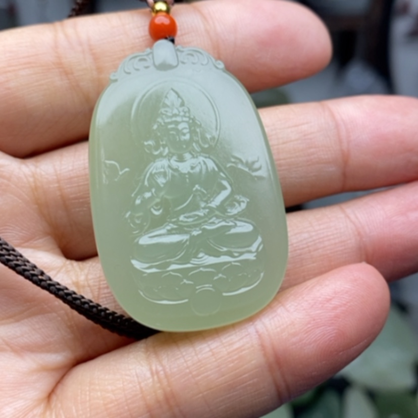 【闪购商品】和田玉颈饰未镶嵌公**双