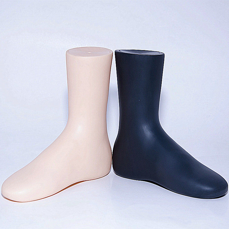 平底高帮鞋脚模鞋楦型缝补袜均码模袜子试穿道具教练展示鞋模具nu