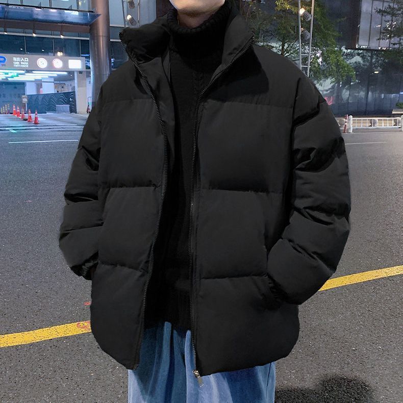 羽绒服2023棉服棉衣男女秋冬加厚棉袄外套帅气宽松立领加厚绒保暖