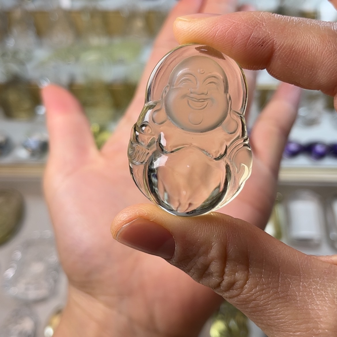 【闪购商品】水晶吊坠(赠链)未镶嵌文*