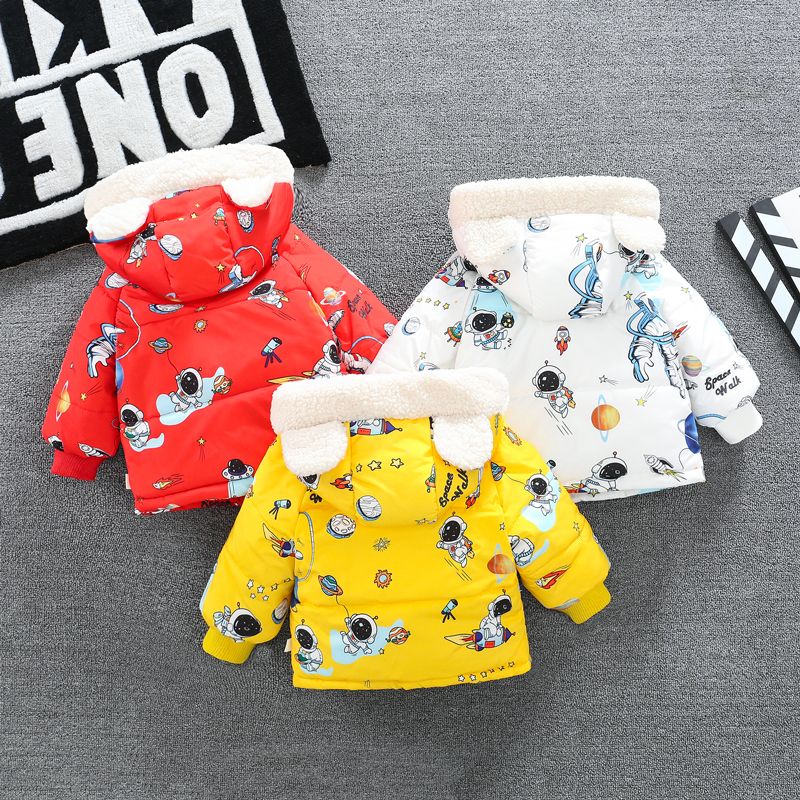 宝宝棉服套装2023新款1一3岁儿童棉袄冬季男童保暖外套婴儿棉衣潮