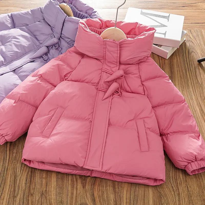 波司登女童棉服冬装2023新款洋气儿童加厚羽绒服衣冬季女孩棉袄连