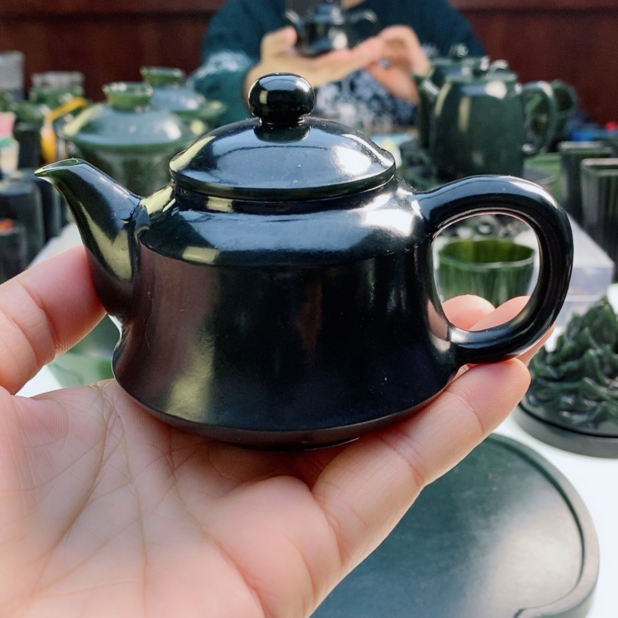 【闪购商品】和田玉（青玉）摆件未镶嵌C*林