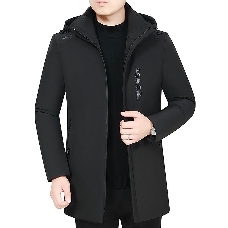 秋冬羽绒服名牌清仓处理男士羽绒服男2023新款冬季中长款加厚中