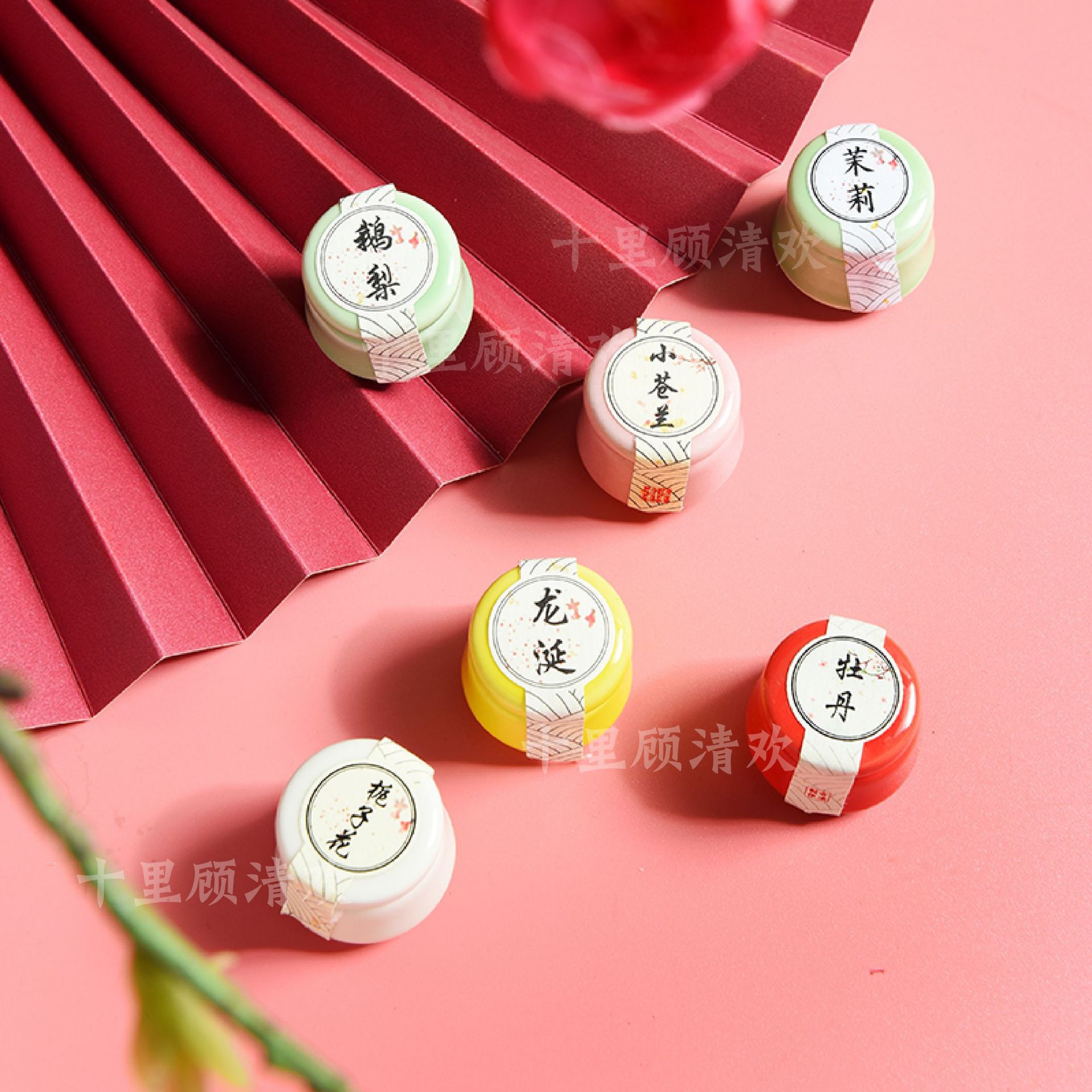 国潮香膏3g陶瓷瓶固体持久淡香古风香膏固体香膏持久留香3g