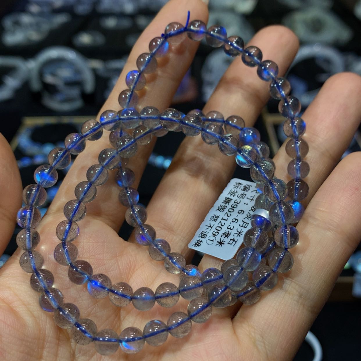 【闪购商品】拉长石手串6.3未镶嵌