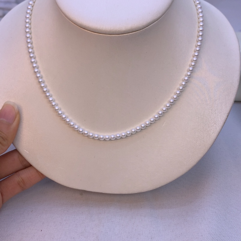 【闪购商品】淡水珍珠颈饰18K金镶嵌K****L