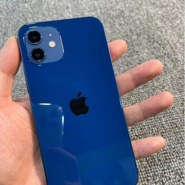 99新 Apple/苹果 苹果12 国行 128G双卡远峰蓝严选原装无线