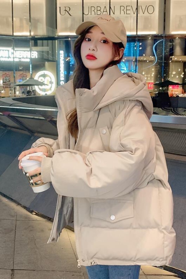 雪中飞面包服短款羽绒保暖羽绒服女韩版宽松秋冬季外套学生洋气20