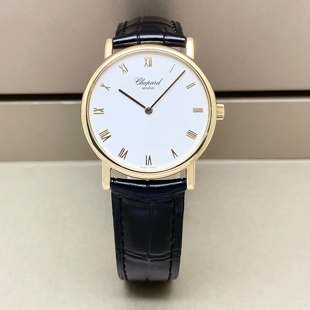 95新 Chopard/萧邦 定金链接/18k金/33.6mm/手动机械女士手表