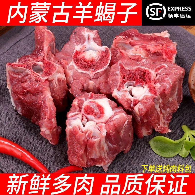 新鲜多肉羊蝎子正宗带骨髓内蒙散养羊排羊蝎子煲汤批发火锅食材散