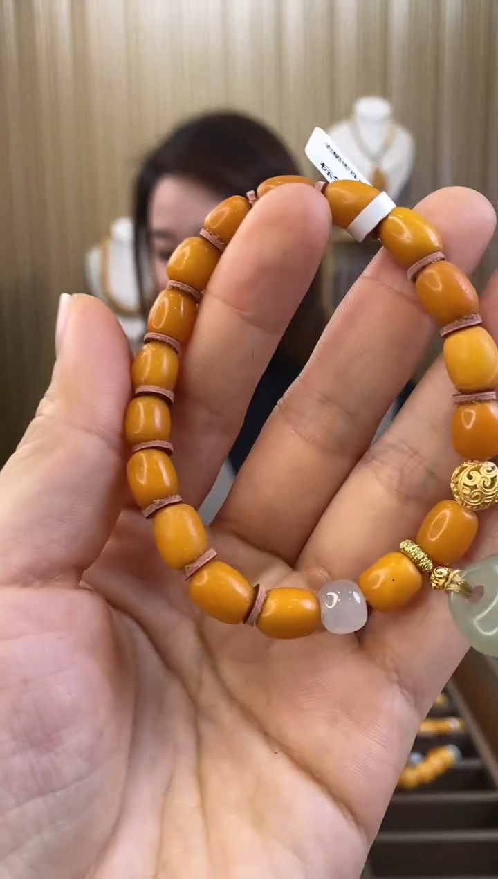 【闪购商品】蜜蜡颈饰未镶嵌QS0533