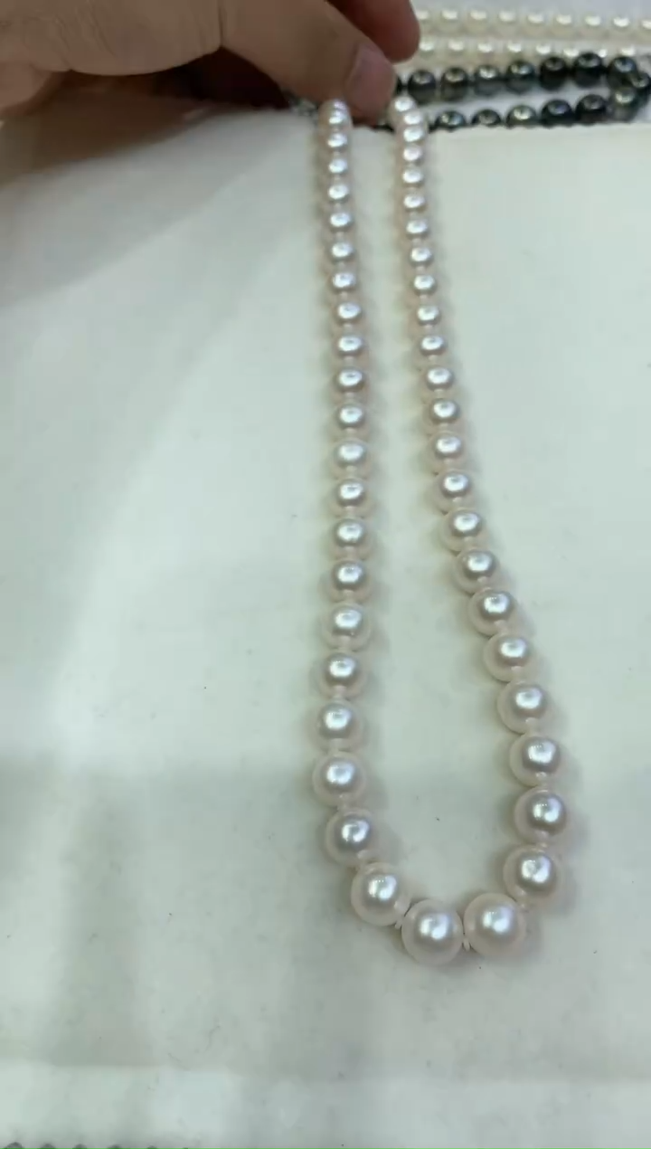 【闪购商品】淡水珍珠颈饰银S925镶嵌A49