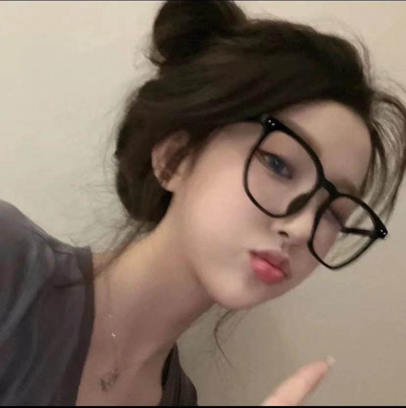 大框网红款显瘦眼镜女素颜神器黑框防蓝光辐射近视眼镜框ins风潮