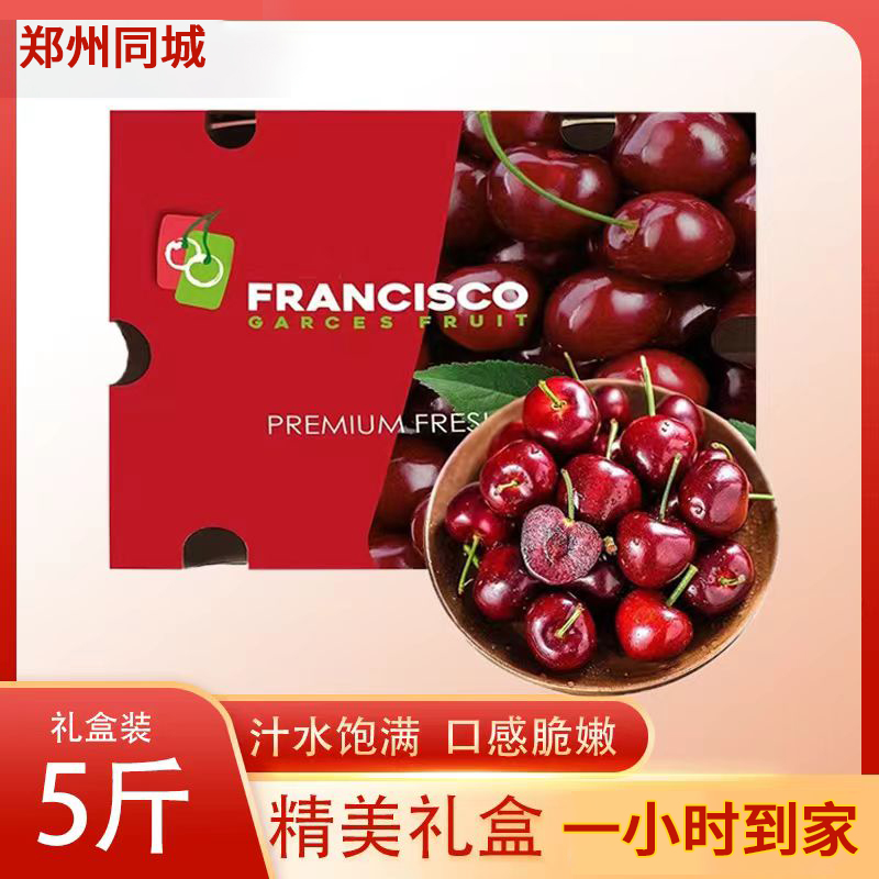 【A级桑提娜】智利进口车厘子新鲜水果桑提娜一整箱【一小时内到家门口】