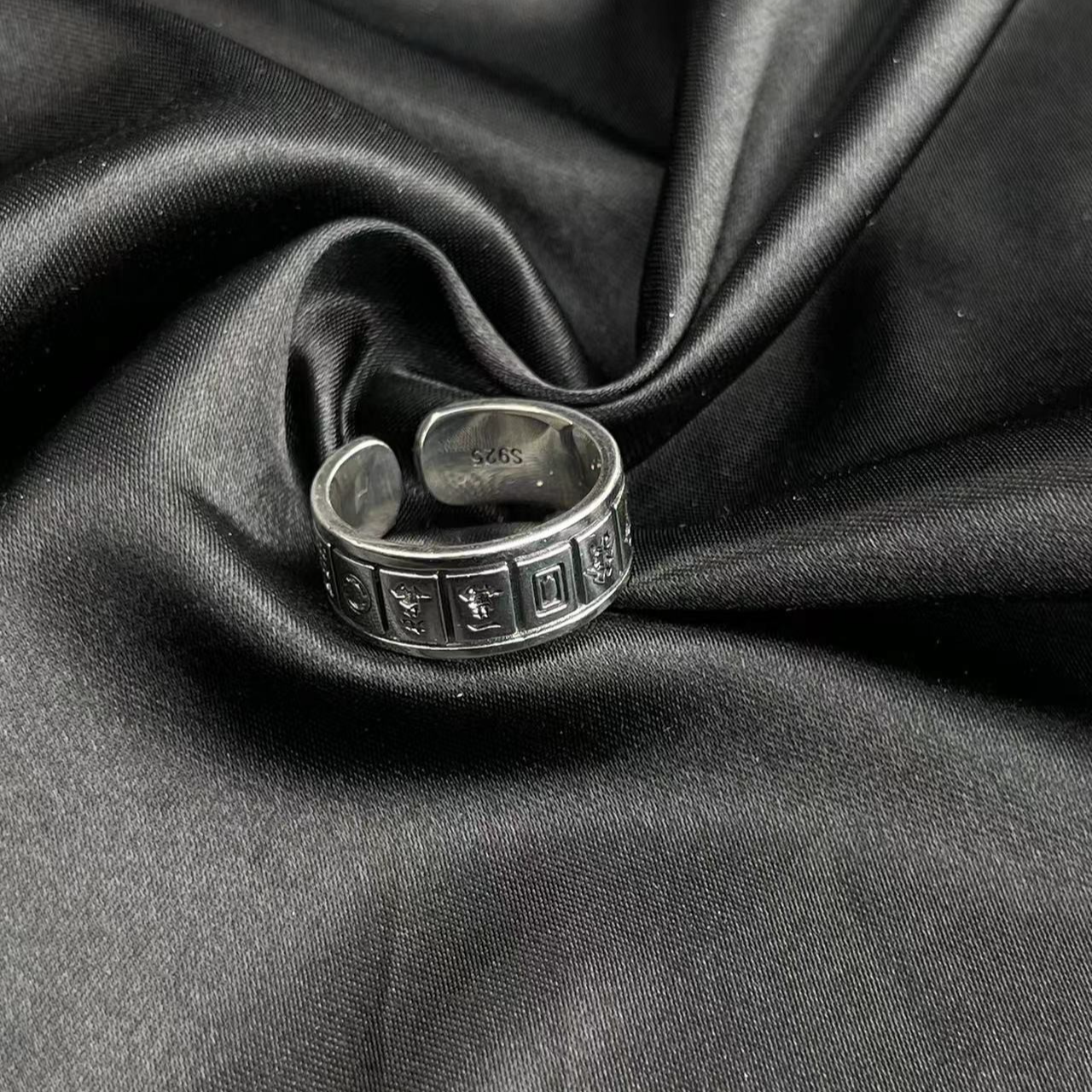925银银制品 TT1226-421-56个性戒指（一件/多样性发）Z
