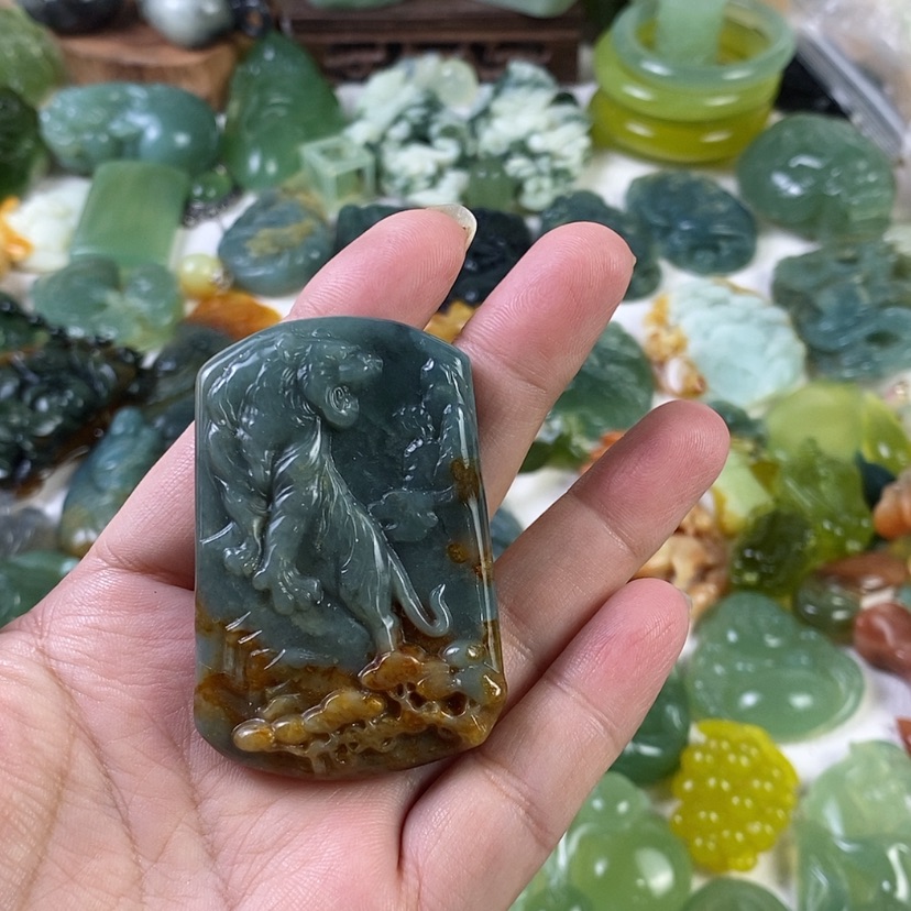 【闪购商品】岫玉挂坠未镶嵌
