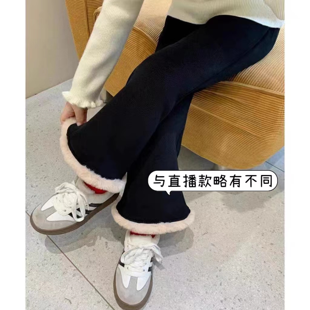 女童 盘扣加绒裤子 以直播间介绍为准 A27