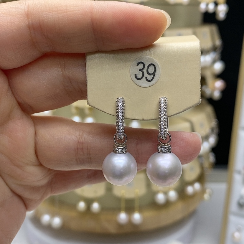 【闪购商品】淡水珍珠耳饰银S925镶嵌