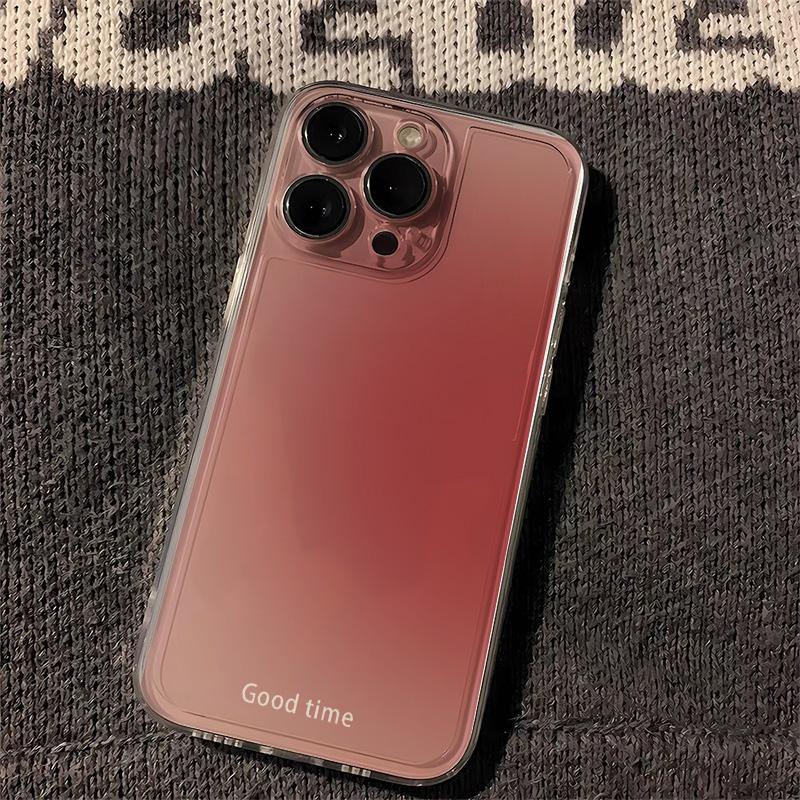 563909YQ半晕染粉适用于iphone15/14太空壳8/7/xs/13/12/11pro手
