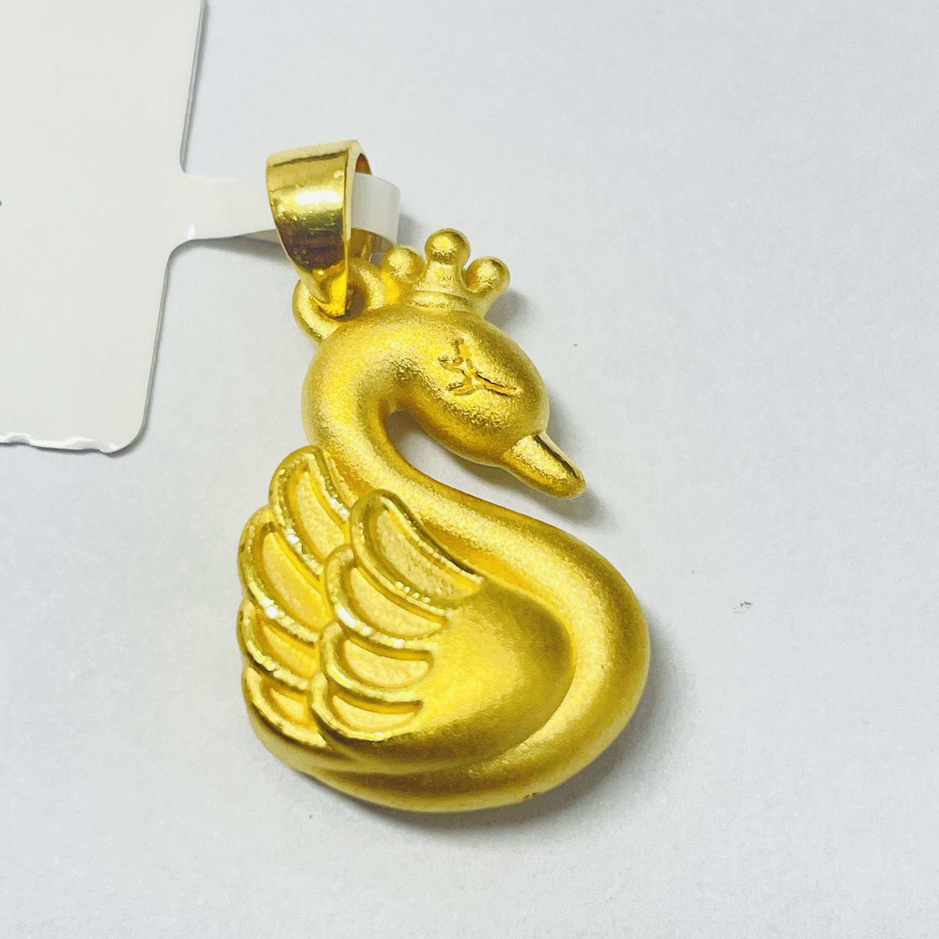 【旺旺专享】足金吊坠 金天鹅 2.22