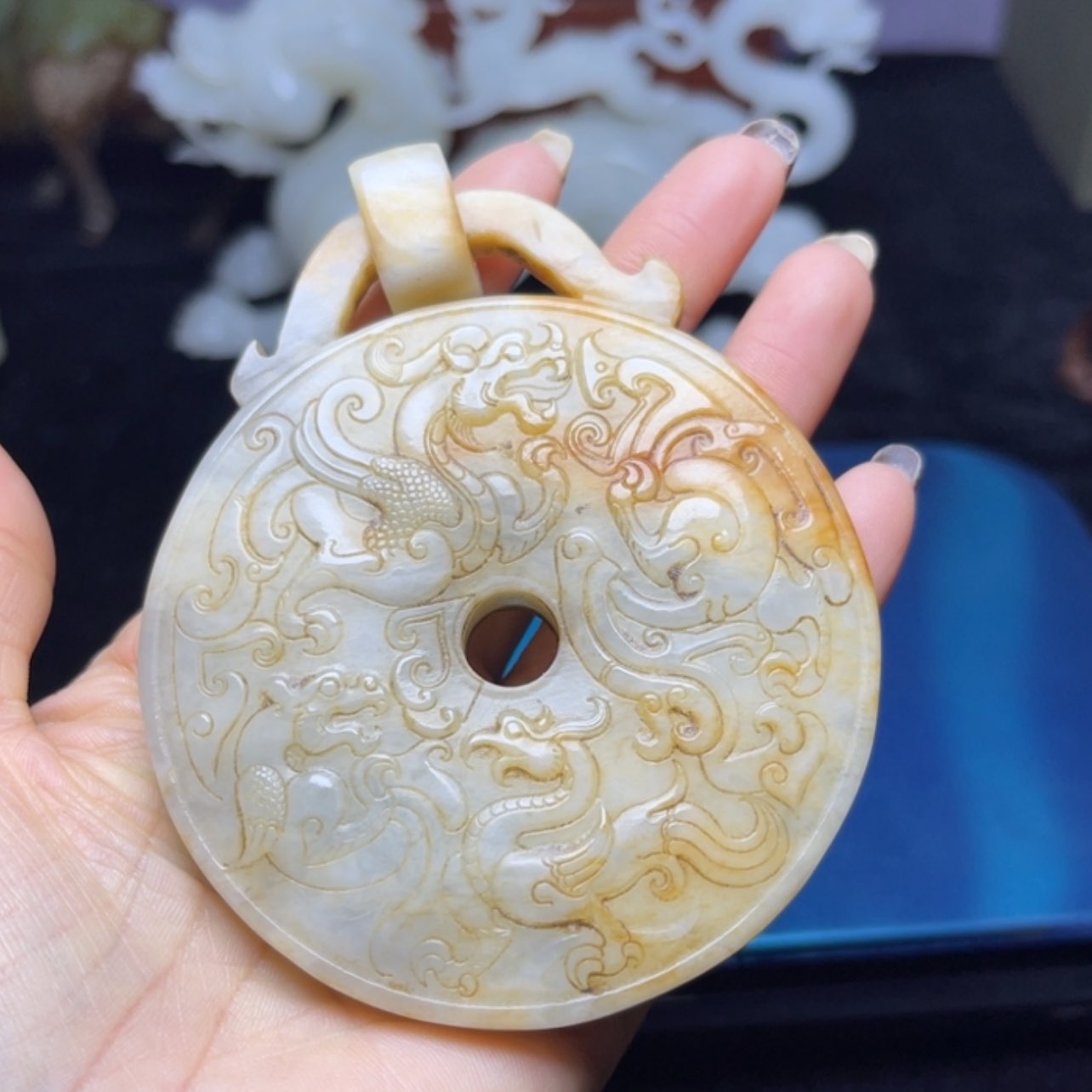 【闪购商品】和田玉颈饰未镶嵌桔