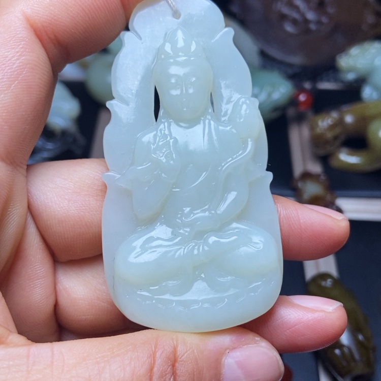 【闪购商品】和田玉吊坠(不含链)未镶嵌无**浮