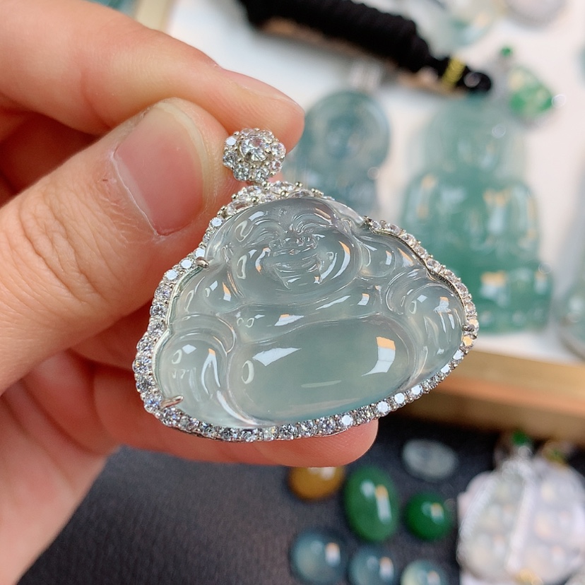 【闪购商品】翡翠颈饰银S925镶嵌