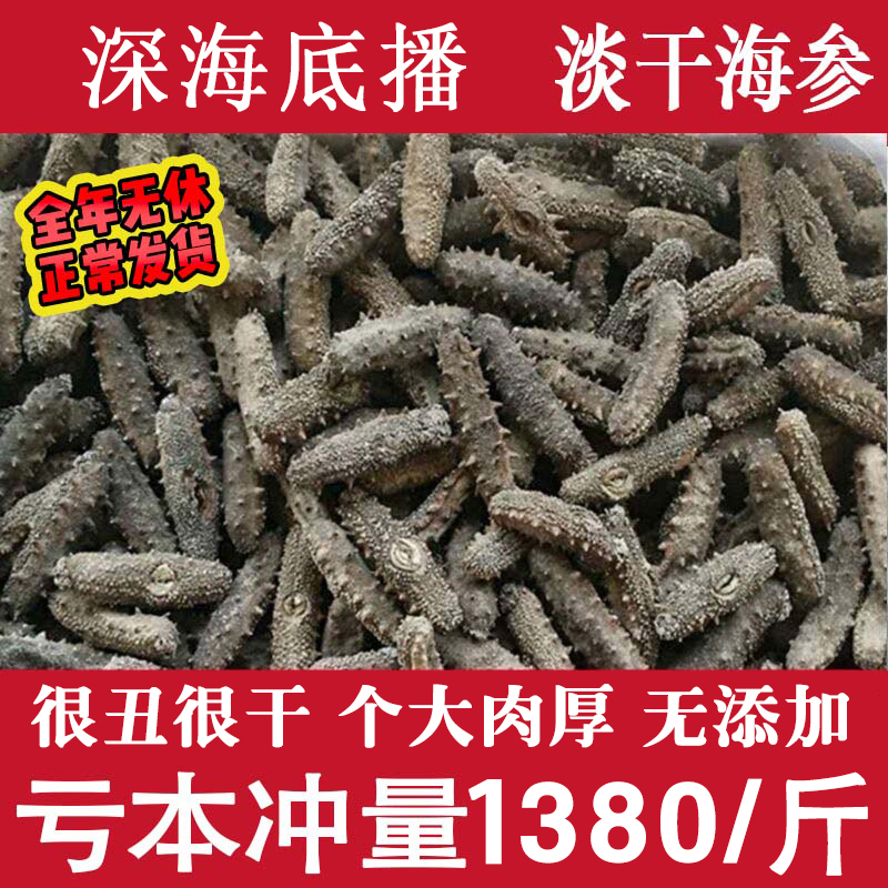 长岛淡干海参大参王水产干货1斤刺参散装特价实惠节日礼盒营养