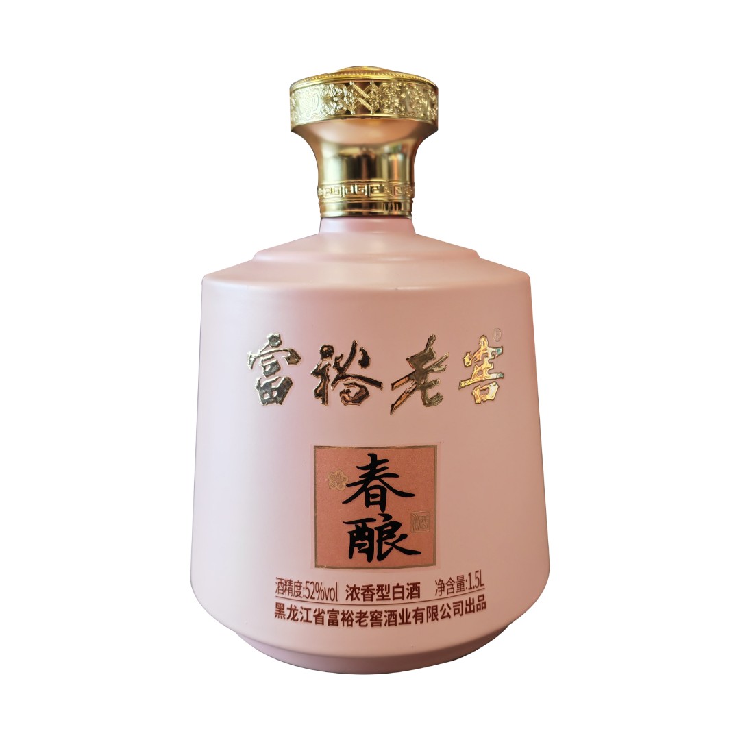 富裕老窖春酿白酒浓香型优级1.5L/坛1坛纯粮酿造（1）52度1.5L