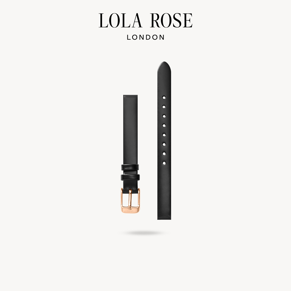 Lola Rose表带女表皮带钢带10mm通用时尚精钢皮质精美高级感透气