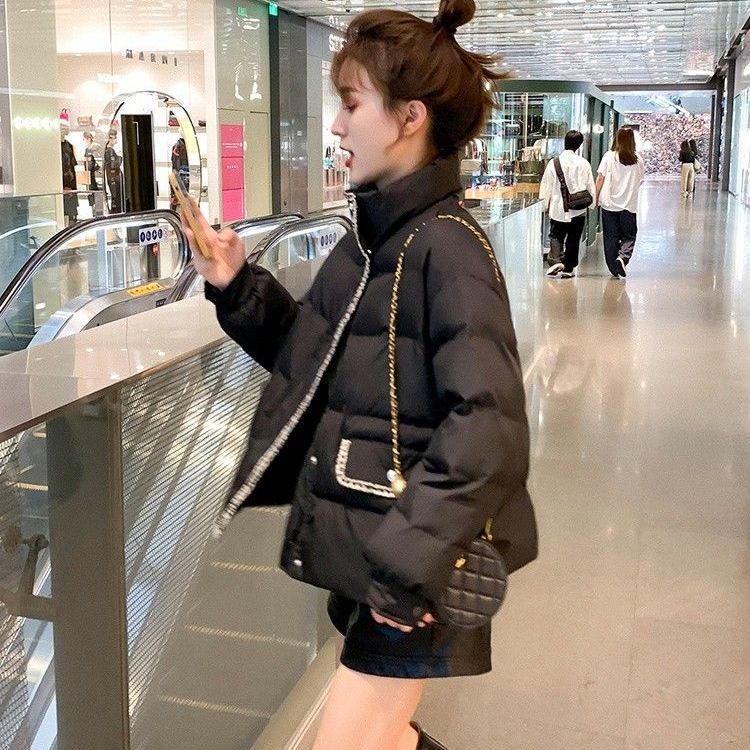 羽绒服新款爆款小香风羽绒女士女款立领加厚衣女士女款季in