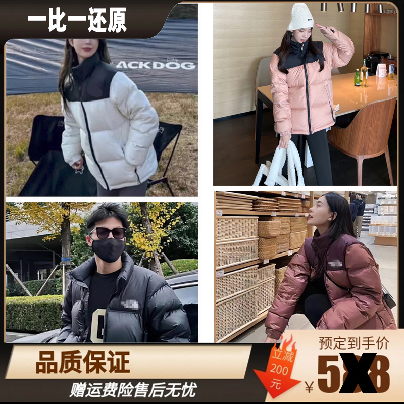 北北家美版1996羽绒服保暖700立领户外加厚男女正面休闲情侣秋冬