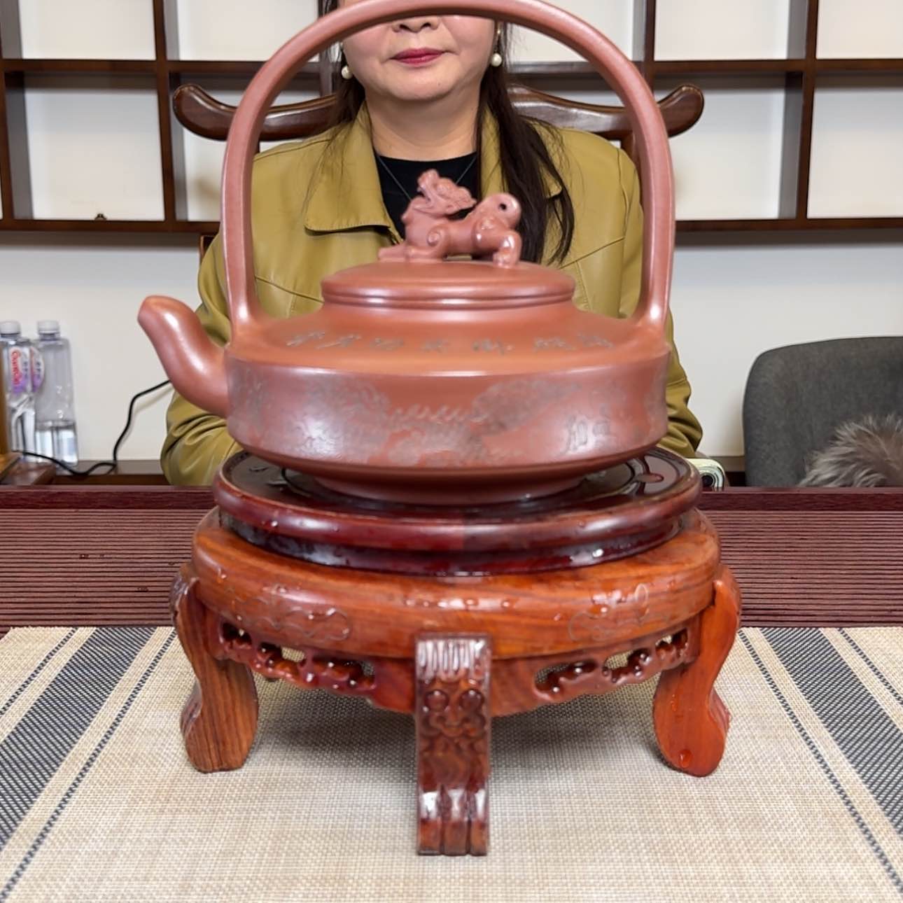 【闪购商品】紫砂茶壶800cc 底槽青