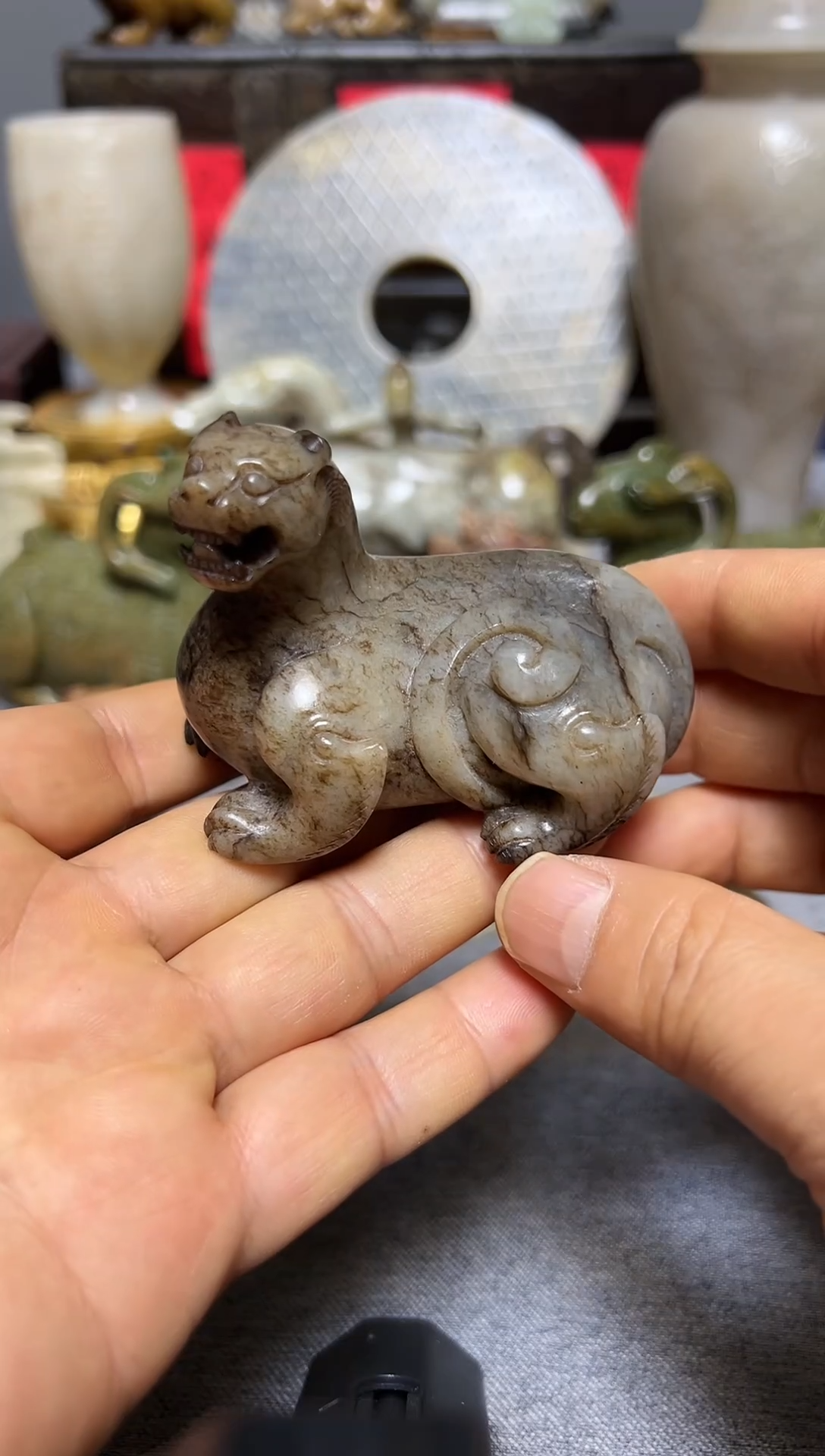 【闪购商品】和田玉玉兽未镶嵌摆件