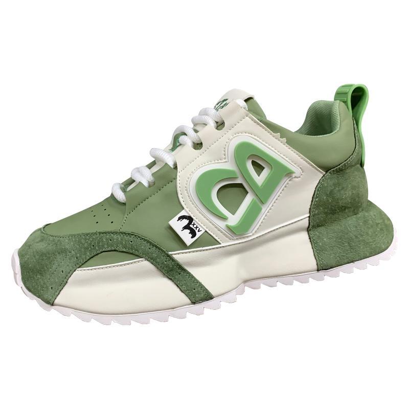 欧洲站潮牌潮流男鞋2023秋冬新款透气运动休闲鞋内增高阿甘老爹鞋