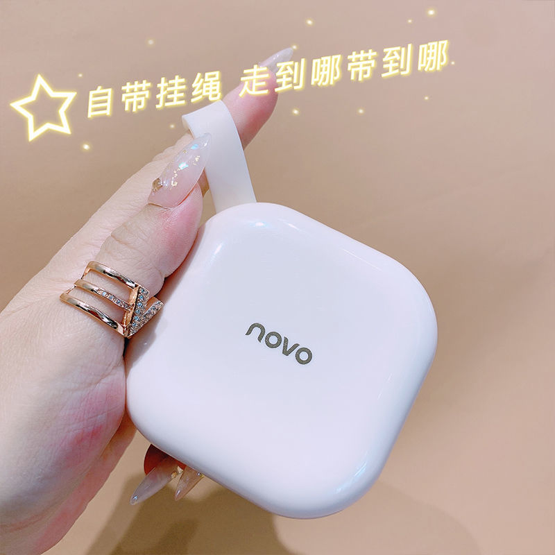 novo哑光定妆粉油皮不卡粉干湿两用饼控油防水防汗不脱妆干粉平价