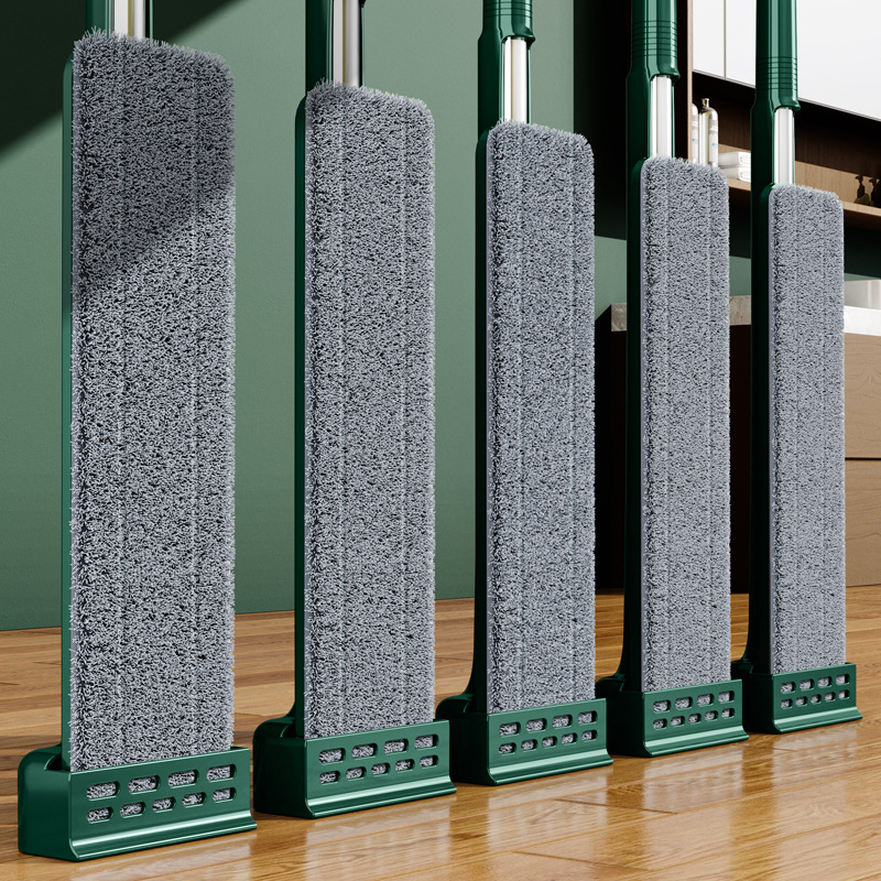 吸附替换省力清洁拖布纤维高效免手洗旋转拖把懒人  家两用拖地布