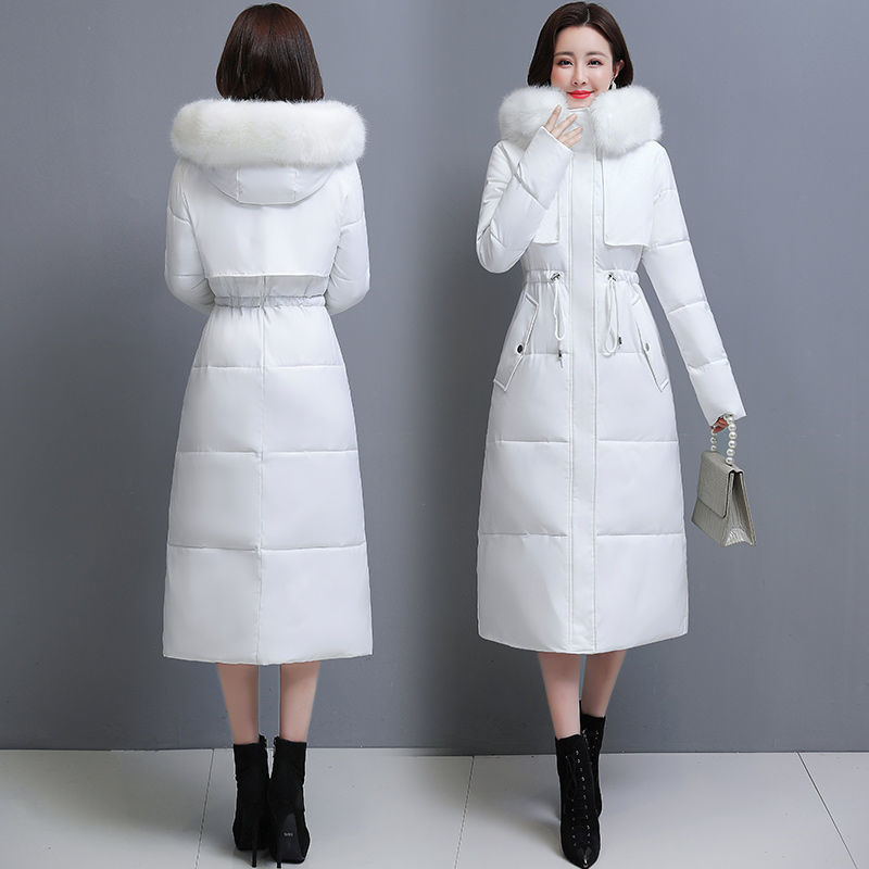 波司豋羽绒羽绒服2023新款冬季过膝修身收腰显瘦百搭加厚时尚大毛