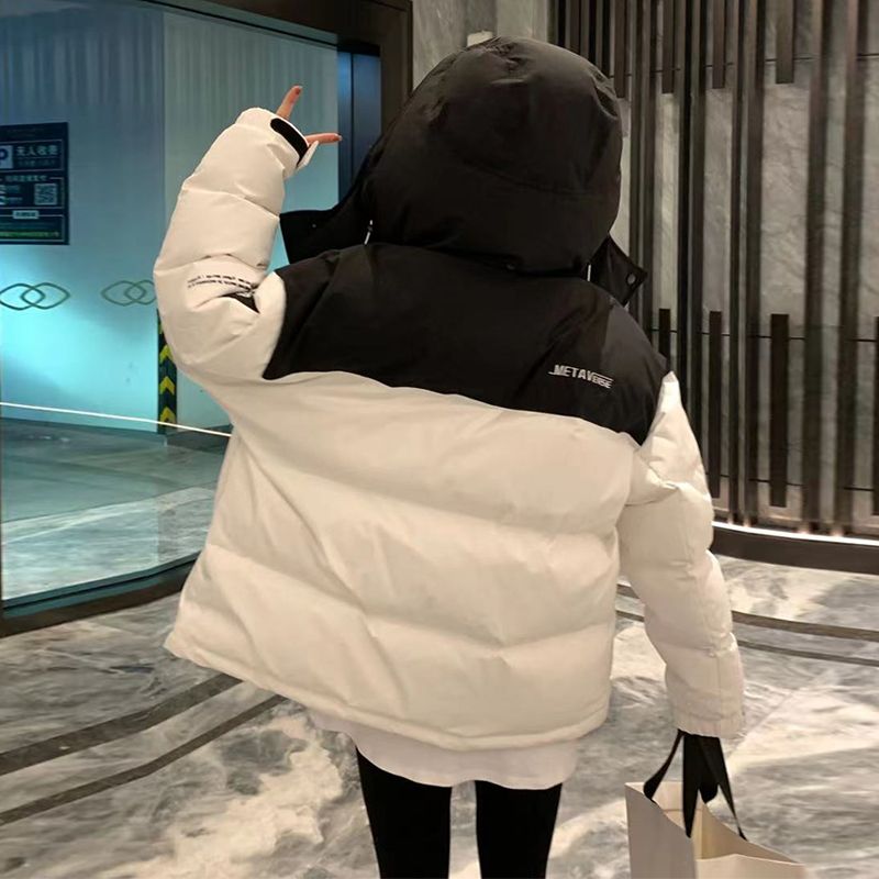 羽绒衣新款羽绒服女20233年新款韩系学生棉袄工装oversize冬季加